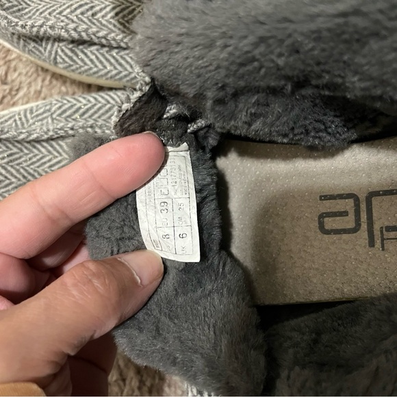 Hey Dude Britt Folder Over Boot -Herringbone Grey - Picture 3 of 7